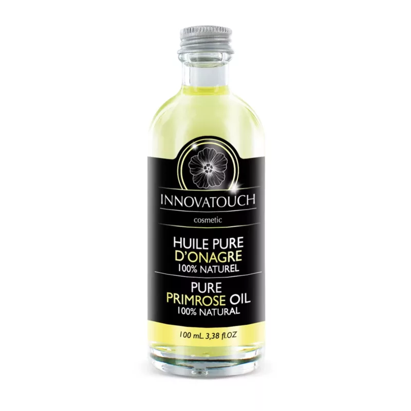 huile pure d'Onagre 100% naturelle d'Innovatouch Cosmetic au format 100ml